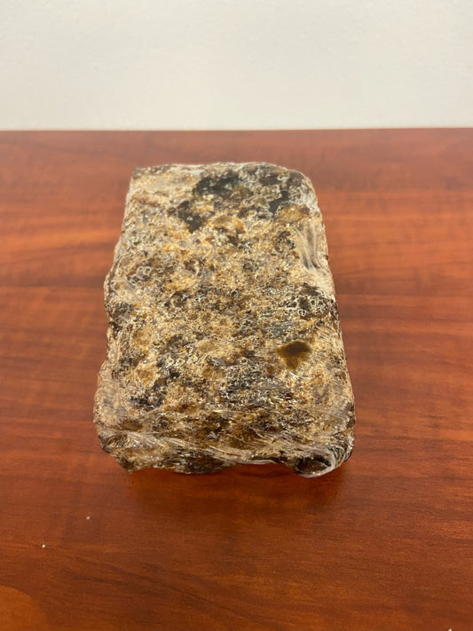 Natural and Organic African Black Soap - Medium Size